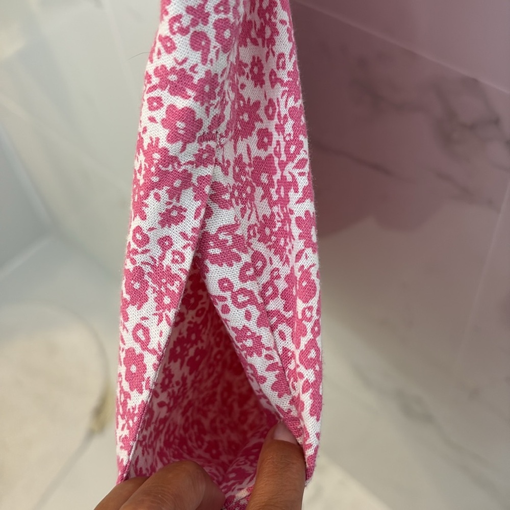 Old Navy Floral Linen Blend Dress - Picture 4 of 6